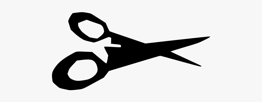 Scissor Silhouette - Scissors, Transparent Clipart
