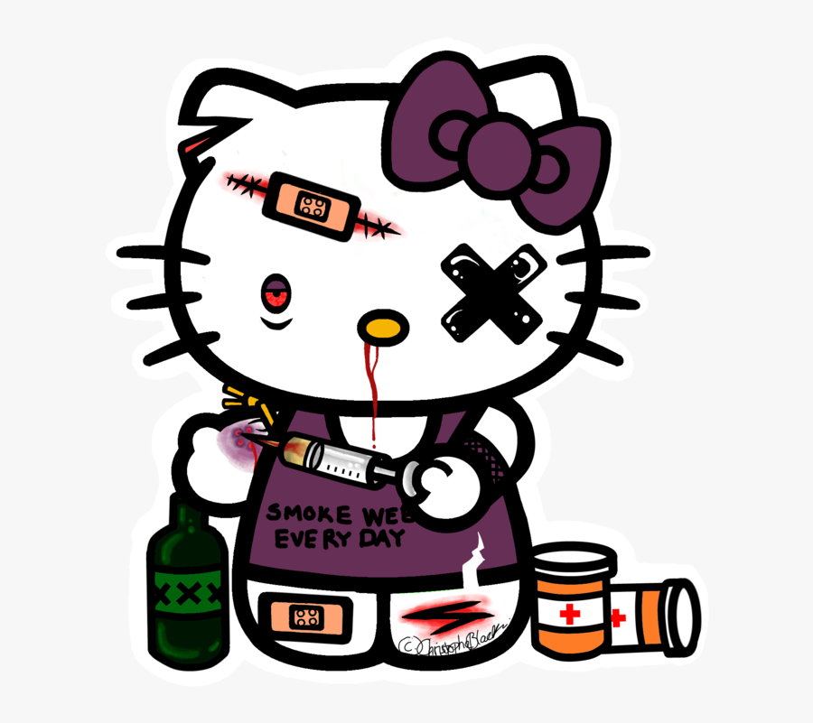 Goodbye Kitty, Hello Kitty Art, Hello Kitty Wallpaper, - Hello Kitty Cartoon Png, Transparent Clipart