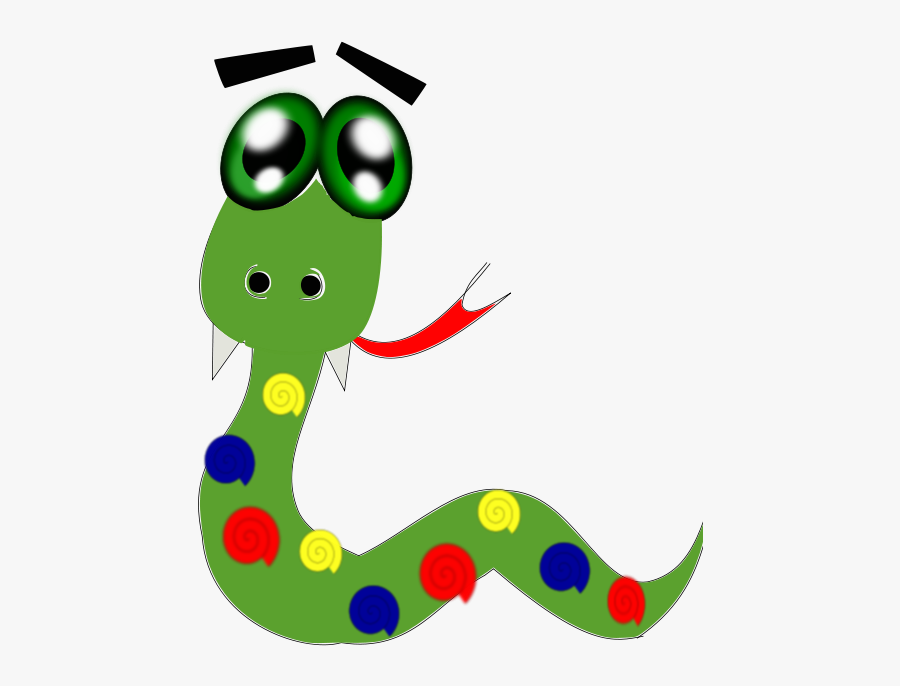 Serpiente - Spotty Snake Clipart, Transparent Clipart