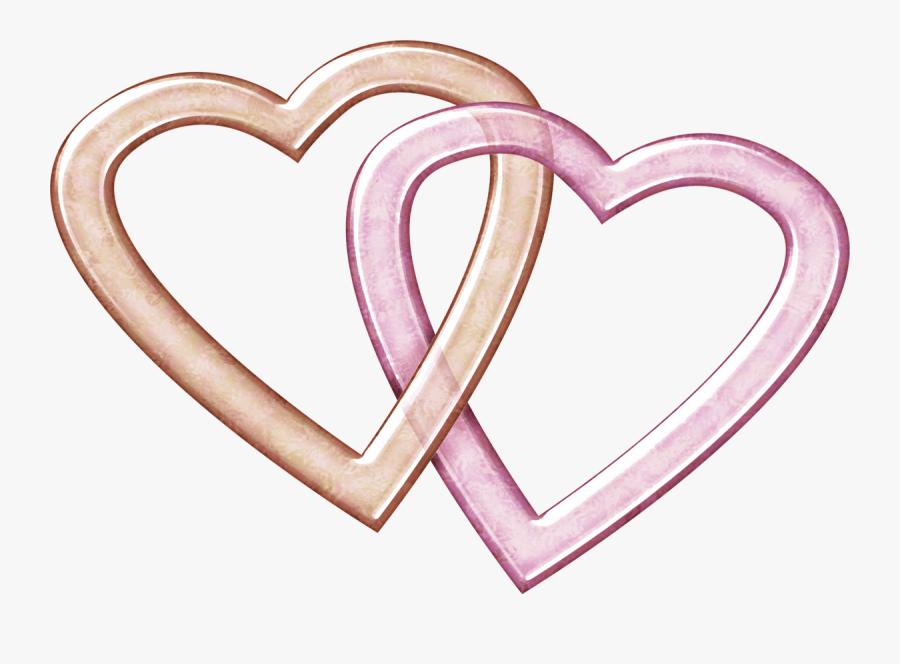 Double Hearts - Double Heart Clipart, Transparent Clipart
