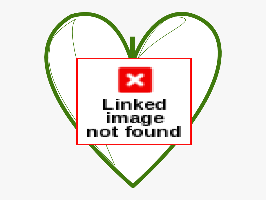 Green Leaf Heart Svg Clip Arts - Academy, Transparent Clipart