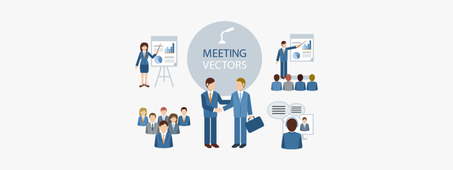 Business Meeting Vector Illus - Soft Skill Training, Transparent Clipart