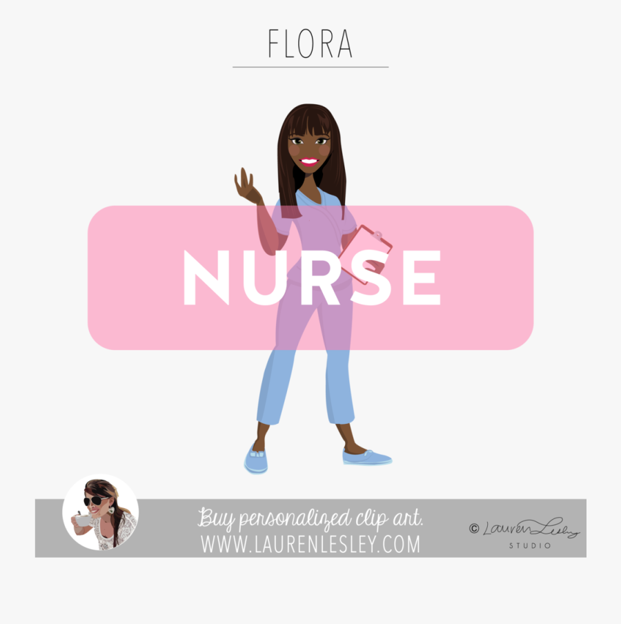 Character Nurse Flora Icon Character Nurse Flora - Clip Art, Transparent Clipart