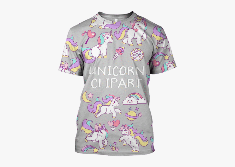 Gearhuman 3d Unicorn Party Ziphoodies - Peacock T Shirt, Transparent Clipart