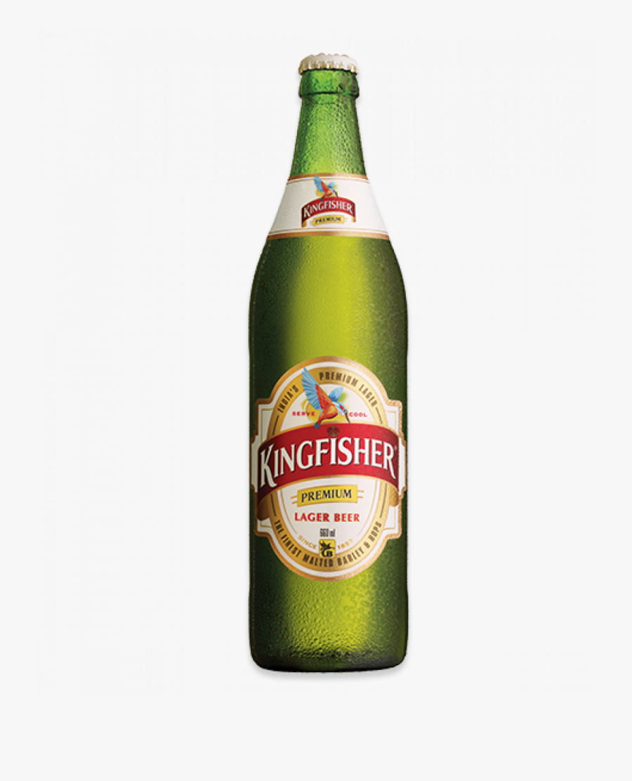 Kingfisher Beer Bottle Png, Transparent Clipart