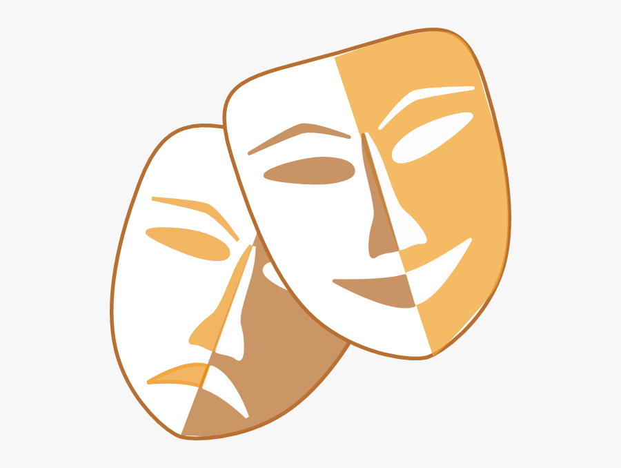 Theatre Masks Hi Png, Transparent Clipart