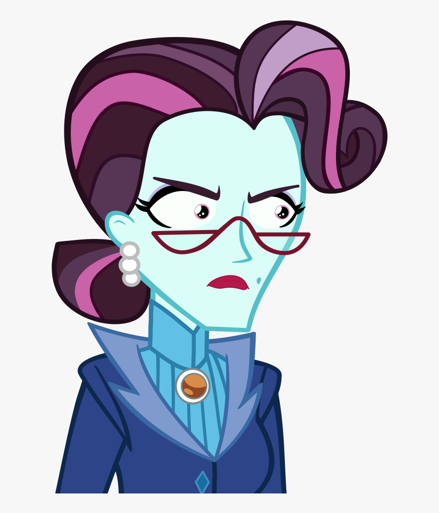 Angry, Artist Needed, Edit, Editor - Equestria Girls Principal Cinch Png, Transparent Clipart