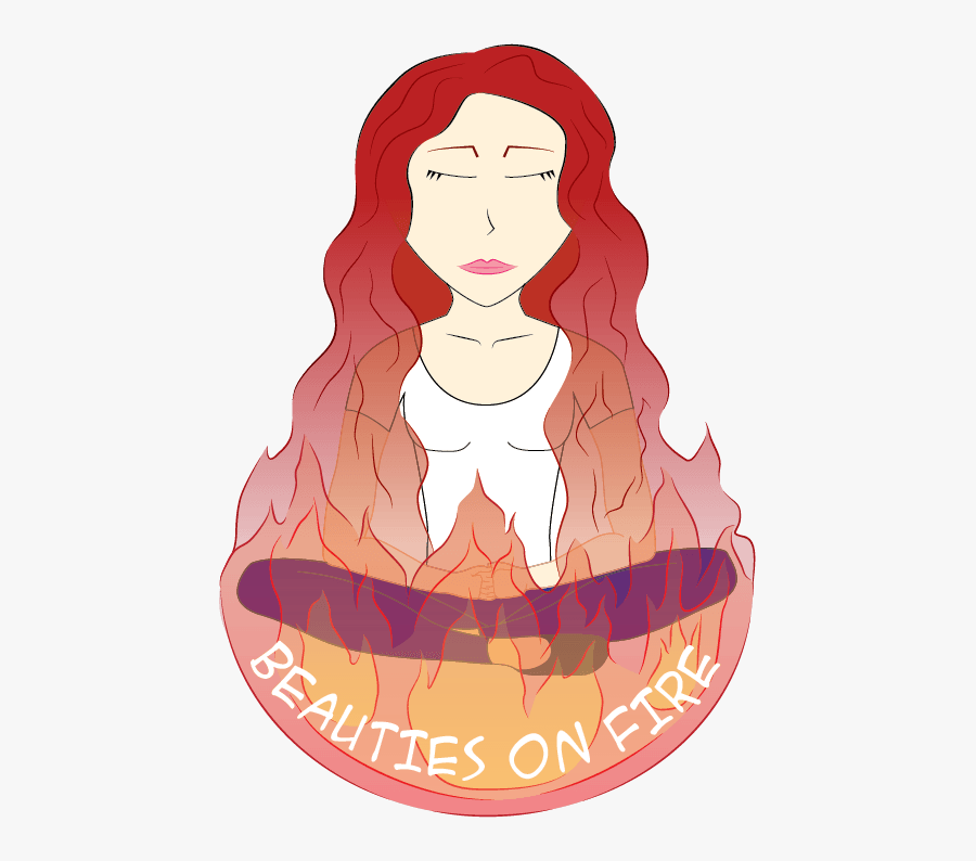 Beauties On Fire Logo - Illustration, Transparent Clipart