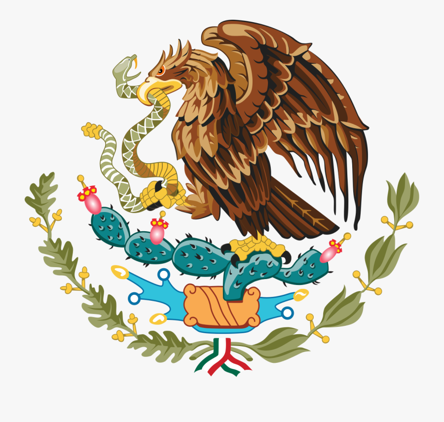 Flag Of Mexico - Eagle Mexican Flag, Transparent Clipart