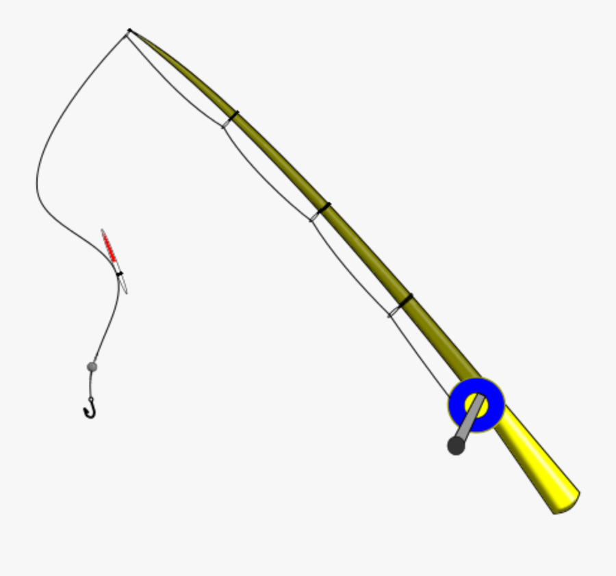 Fishing Pole Clipart Fishing Rod Image 2 , Png Download - Fishing Rod Clipart Png, Transparent Clipart