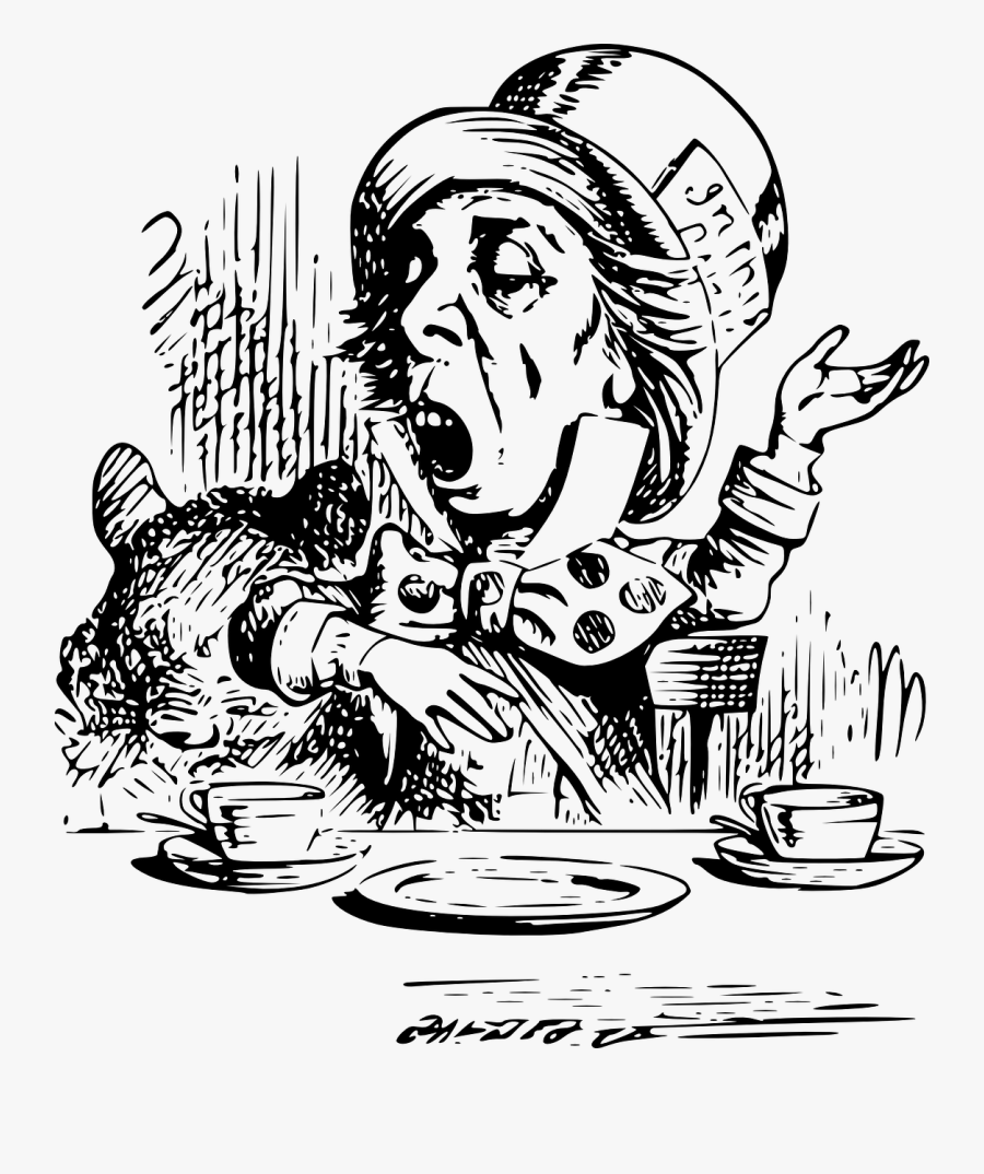 Alice In Wonderland Illustrations Classic, Transparent Clipart