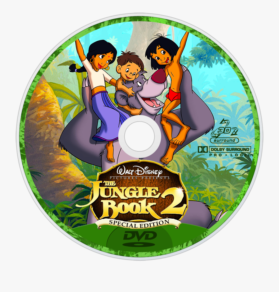 Transparent The Jungle Book Clipart - Jungle Book Cartoon Movie Dvd, Transparent Clipart
