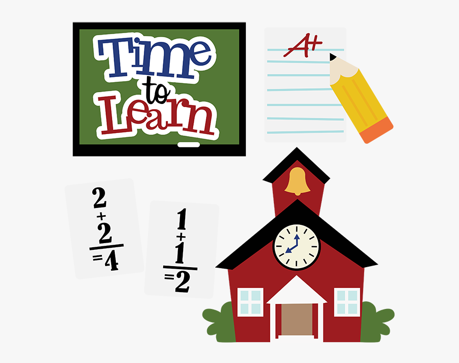 Time To Learn Clip Art, Transparent Clipart