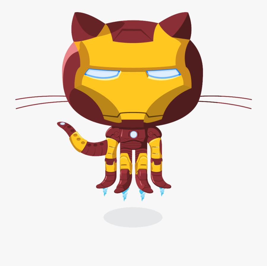 Transparent Tickles Clipart - Github Octocat, Transparent Clipart