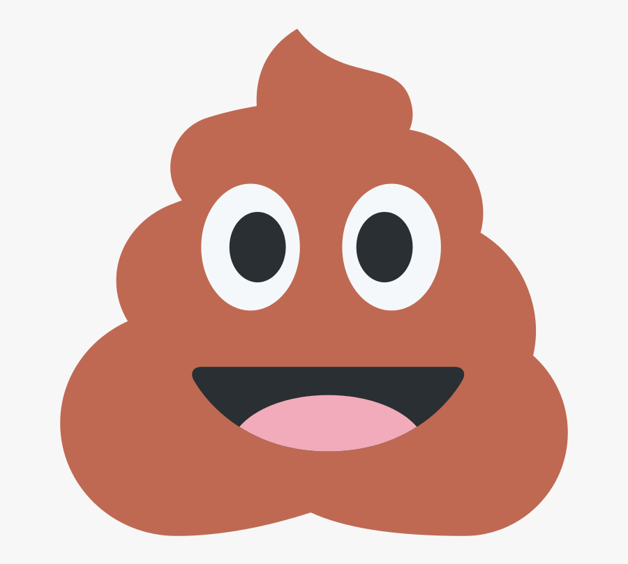 Twitter - Poop Emoji, Transparent Clipart