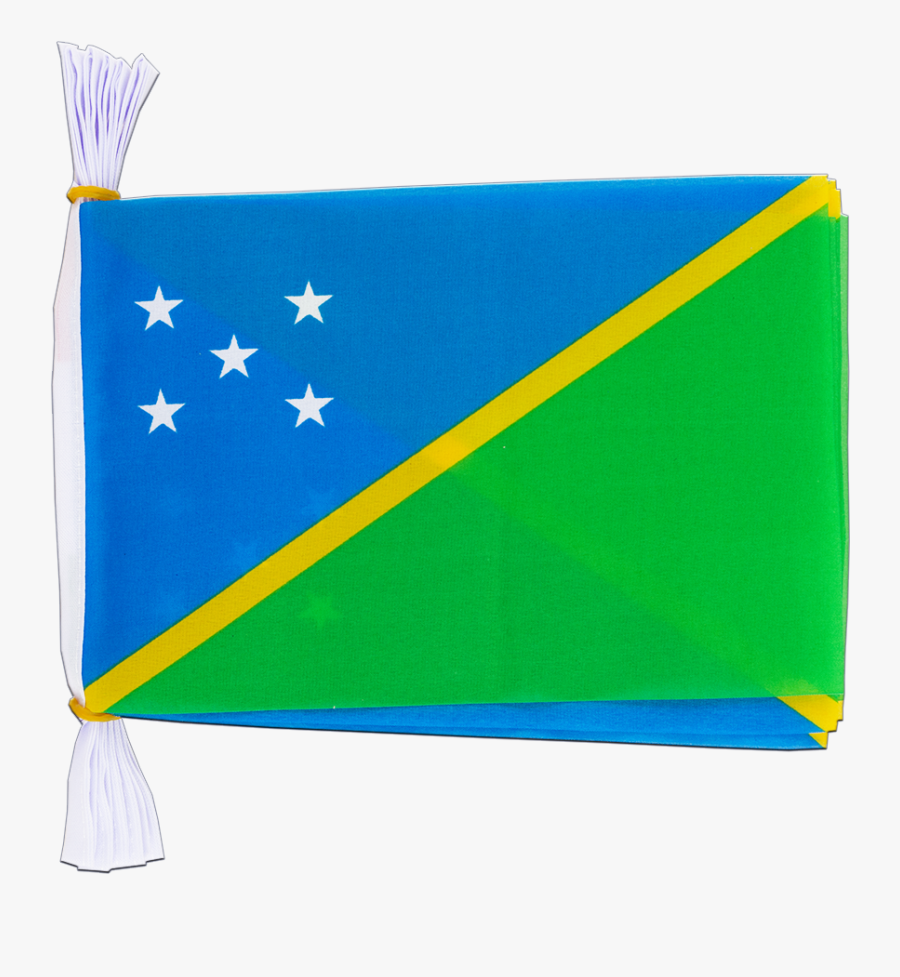 Solomon Islands Flag Bunting 6x9", 3 M - Flag, Transparent Clipart