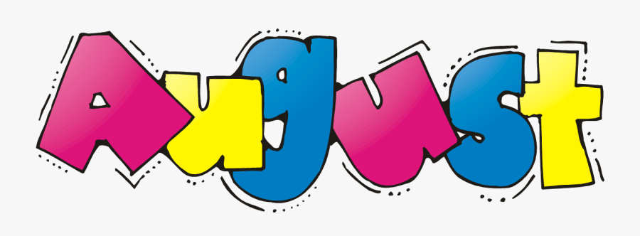 August Clip Art, Transparent Clipart