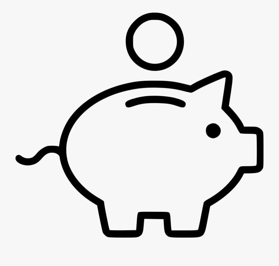 Piggy Bank Box Finance Savings - Clip Art, Transparent Clipart