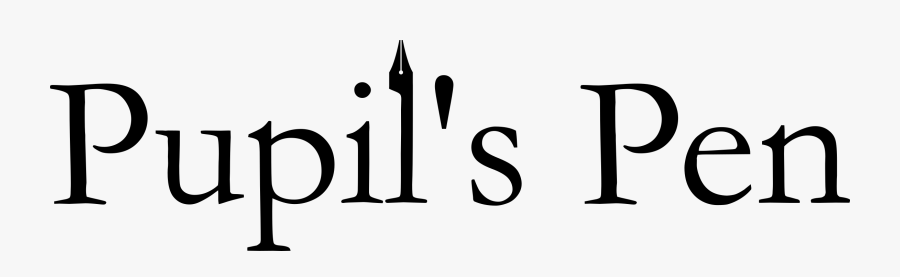 Pupil"s Pen - Calligraphy, Transparent Clipart