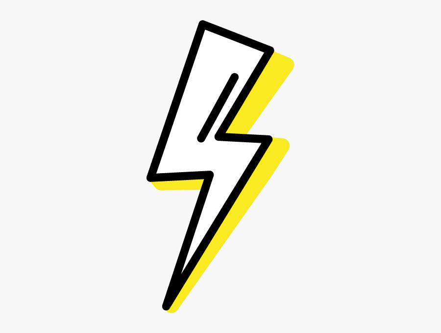 Lightning Drawing No Background, Transparent Clipart