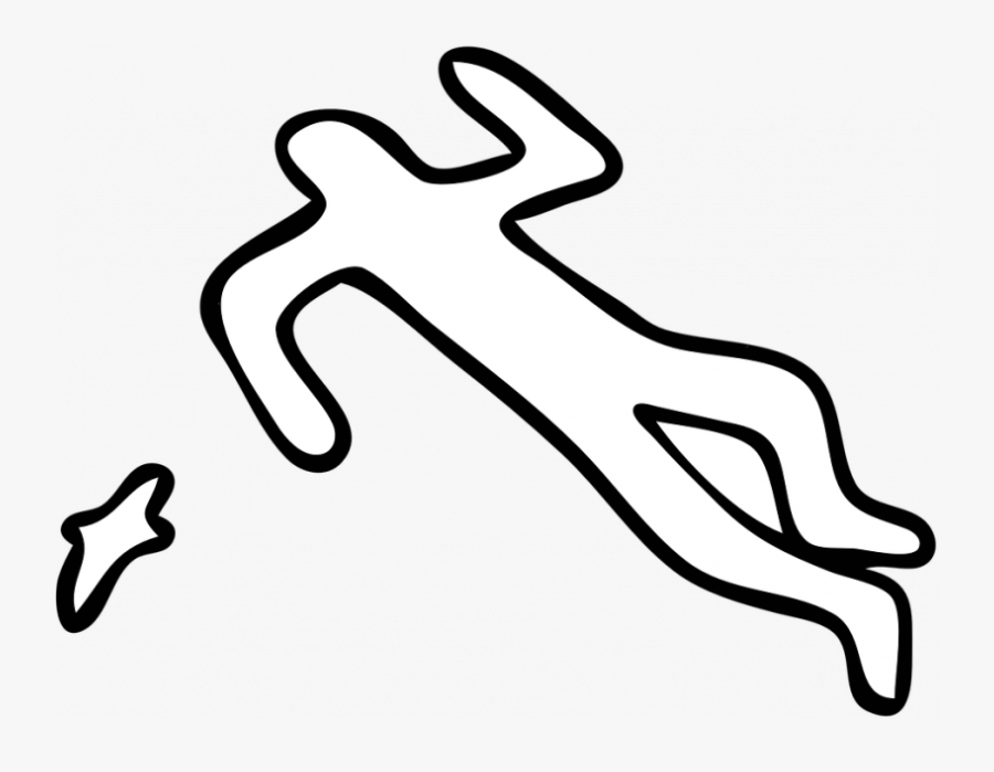 Mob Lynching In Tripura, Hawker Killed Because Of Suspicion - Transparent Crime Scene Body Outline, Transparent Clipart