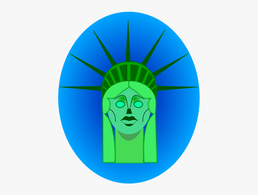 The Lady - Blue, Transparent Clipart