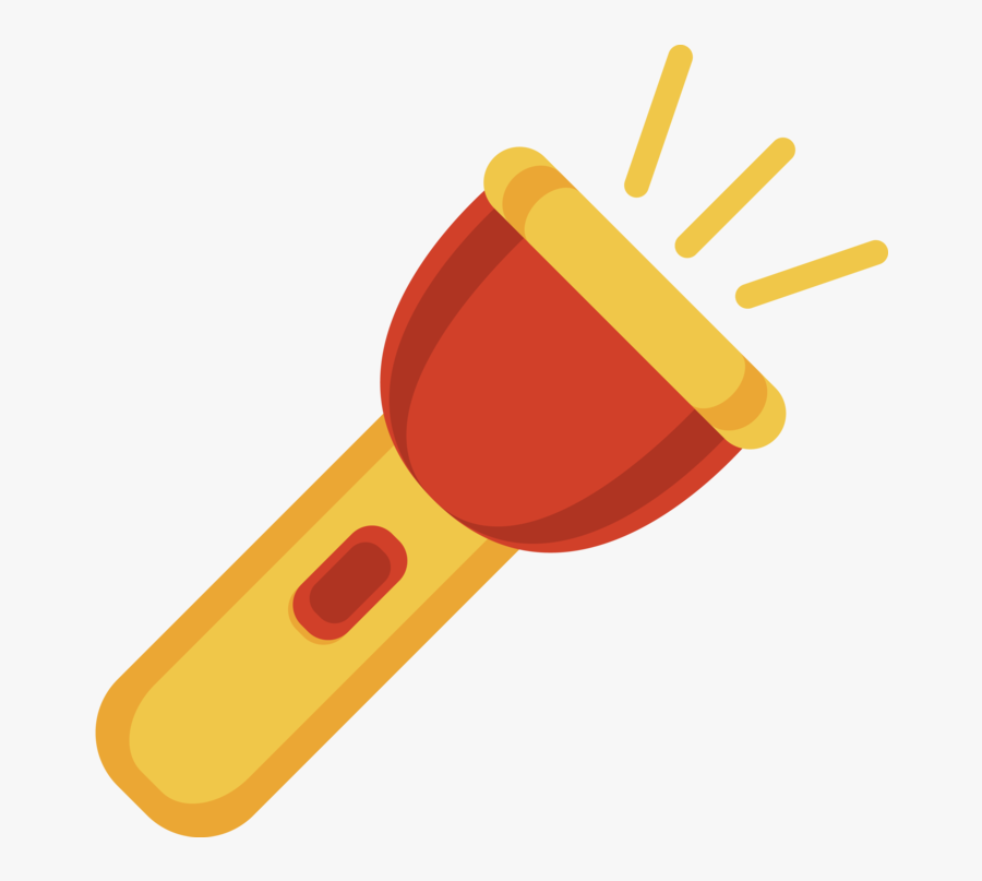 Transparent Flashlight Clip Art - Transparent Background Flashlight Clipart Png, Transparent Clipart