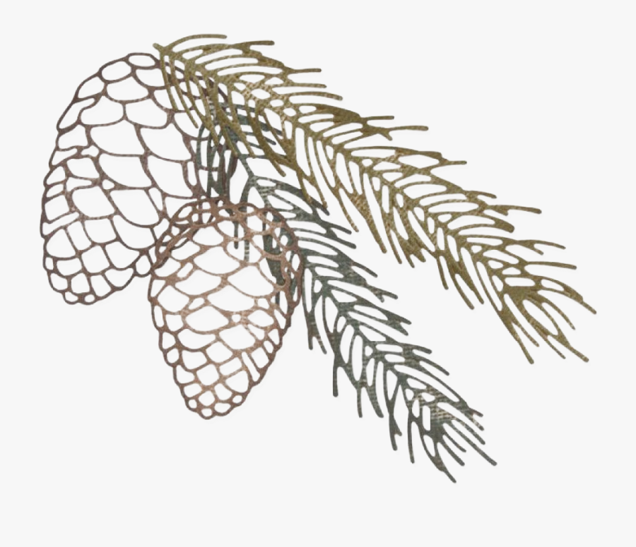Pine Branch Png Clipart - Sizzix Pine Cone Die, Transparent Clipart