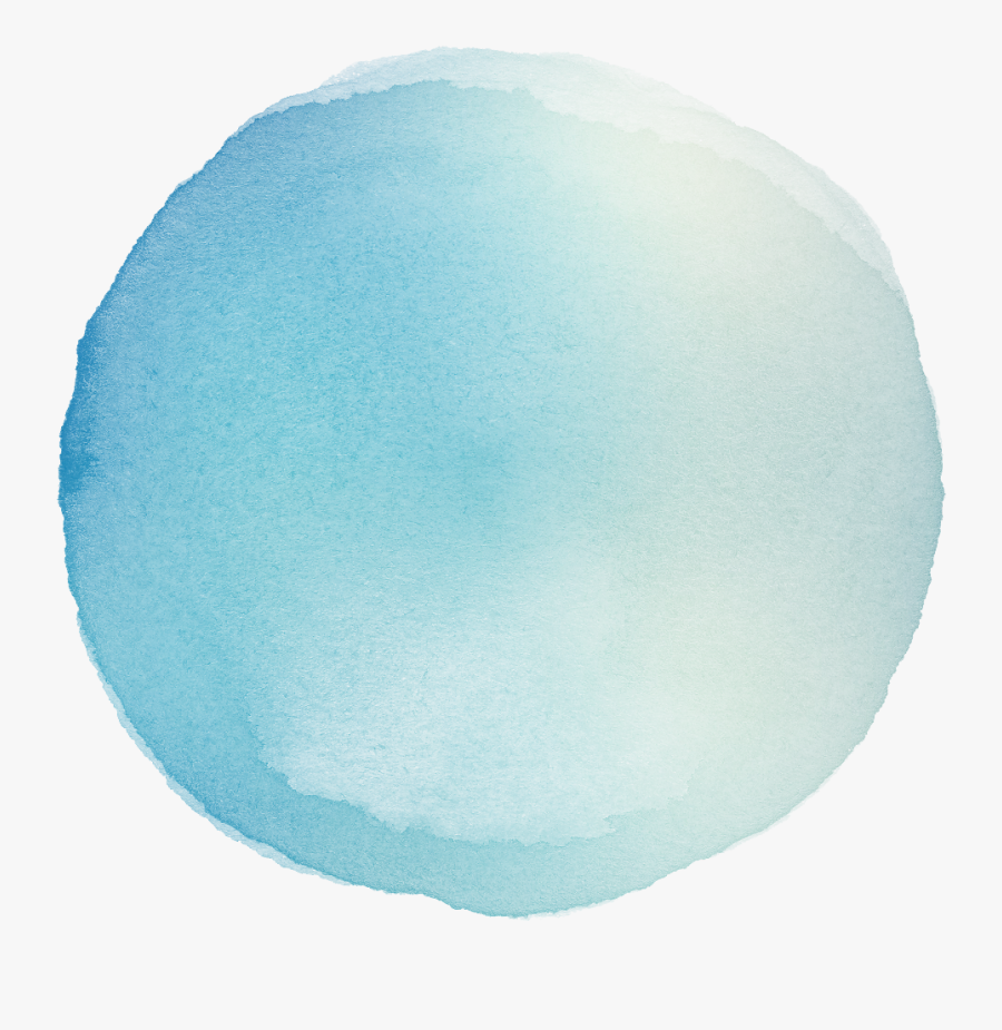 #freetoedit #ftestickers #watercolor #watercolour #blue - Circle, Transparent Clipart