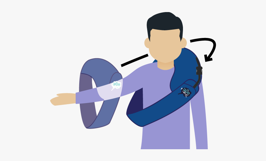 Patient Clipart Sling - Cartoon, Transparent Clipart