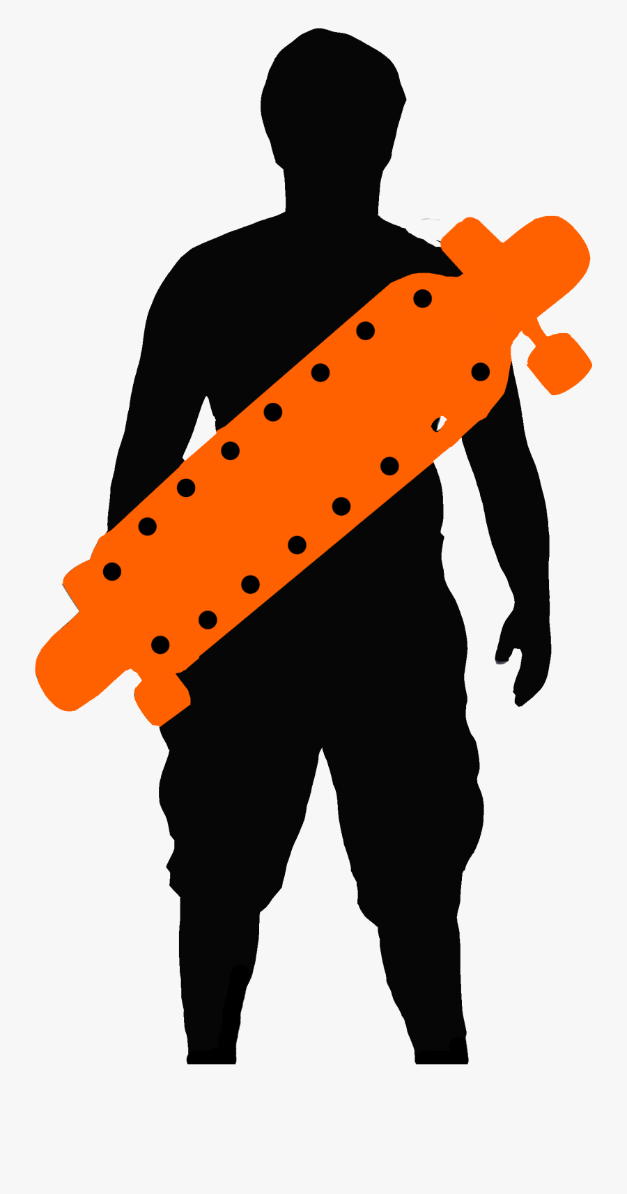 Patient Clipart Sling - Skateboard, Transparent Clipart
