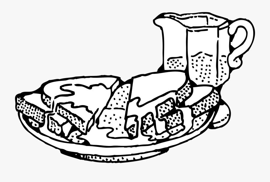 Transparent Butter Clipart - French Toast Black And White, Transparent Clipart