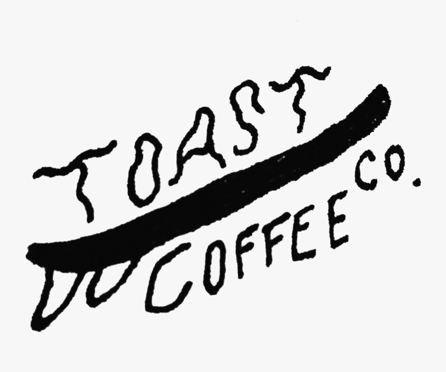 Toast Coffee Co - Calligraphy, Transparent Clipart