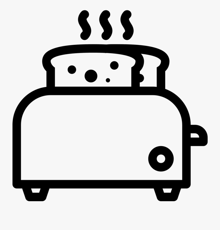 Toaster Png Image - Black And White Toaster Clipart, Transparent Clipart