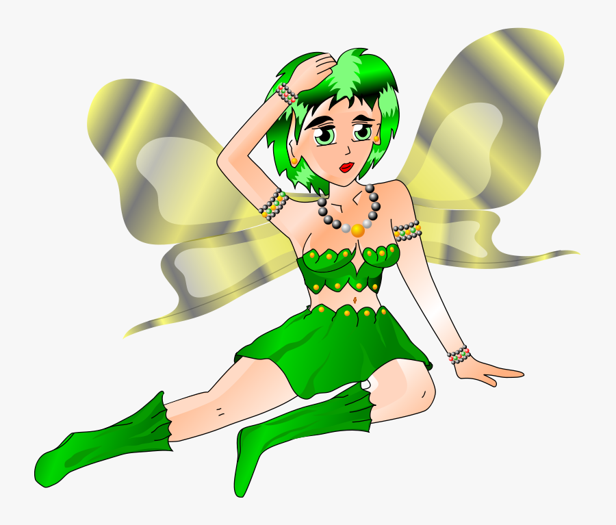 Free Clip Art "drakoon Waldelfe - Fairy, Transparent Clipart