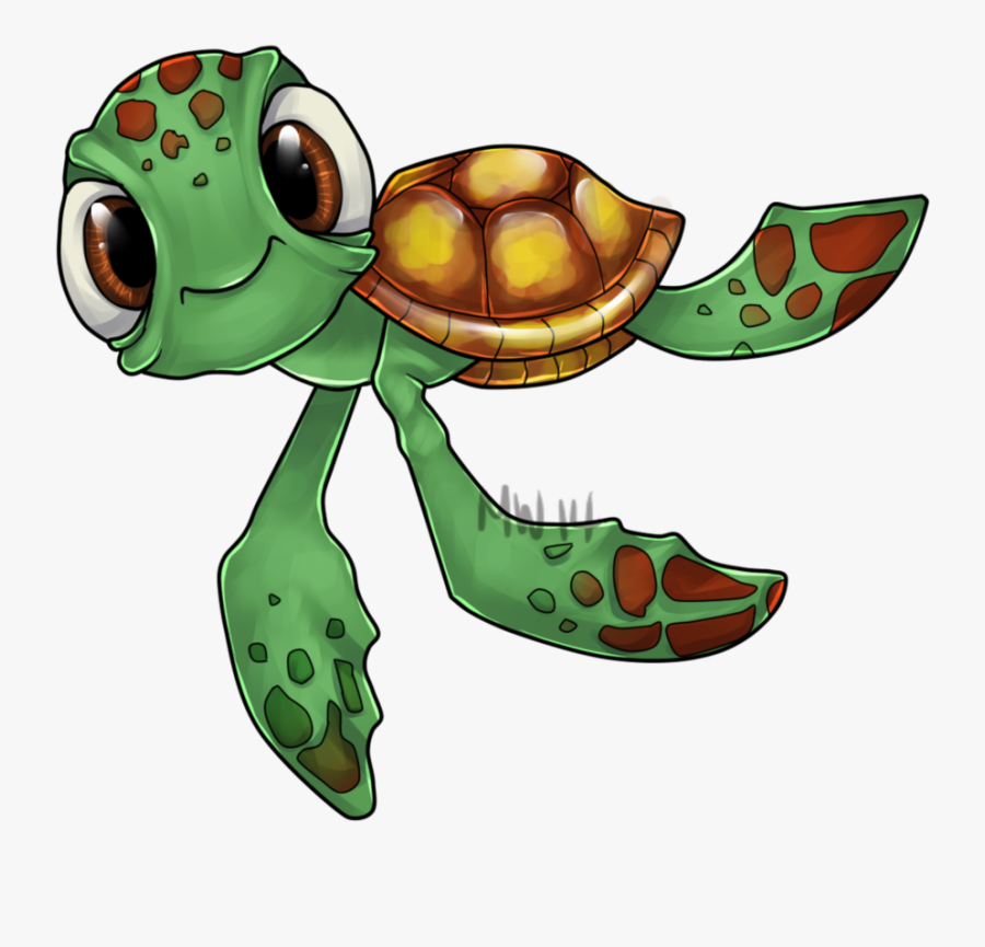 Nemo Clipart Sea Turtle - Squirt Finding Nemo Clipart, Transparent Clipart