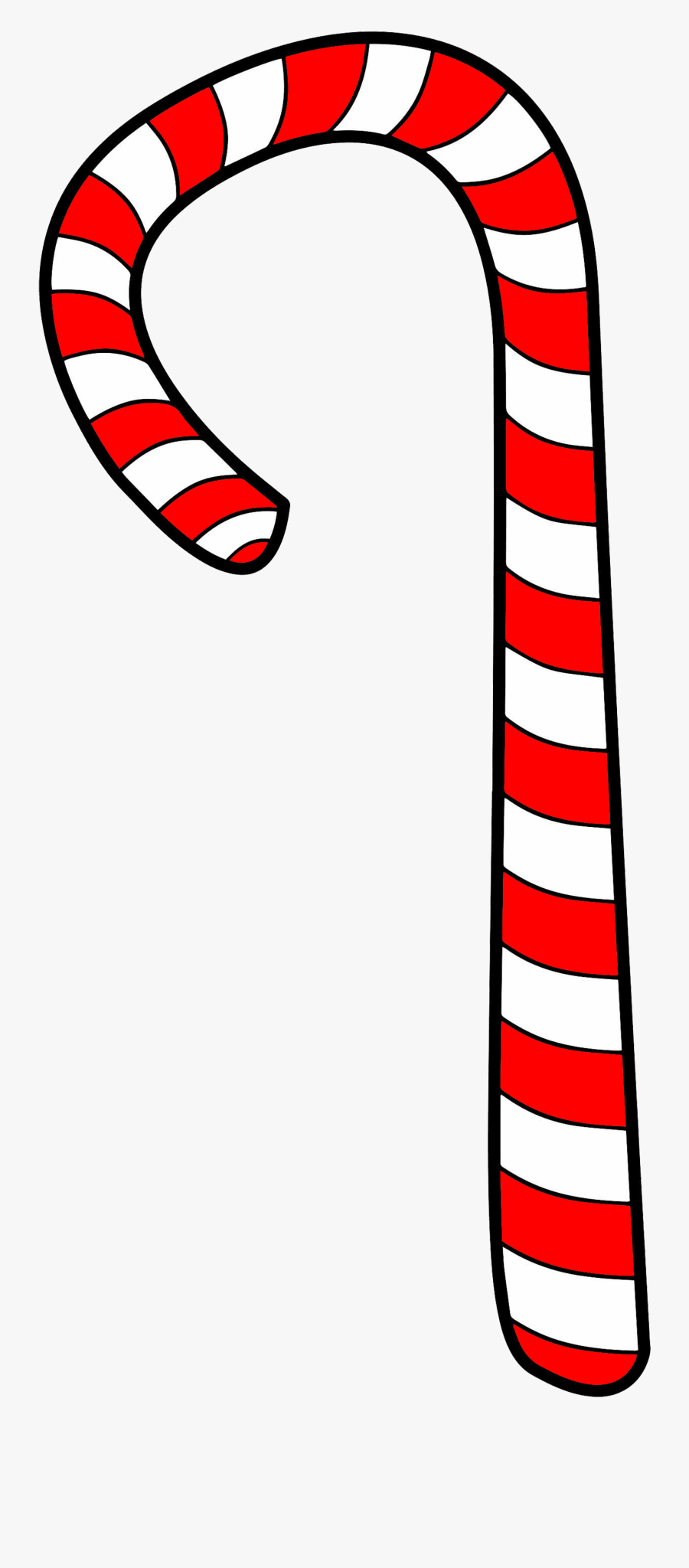 Stick Candy Candy Cane Clip Art - Candy Cane Transparent Background, Transparent Clipart