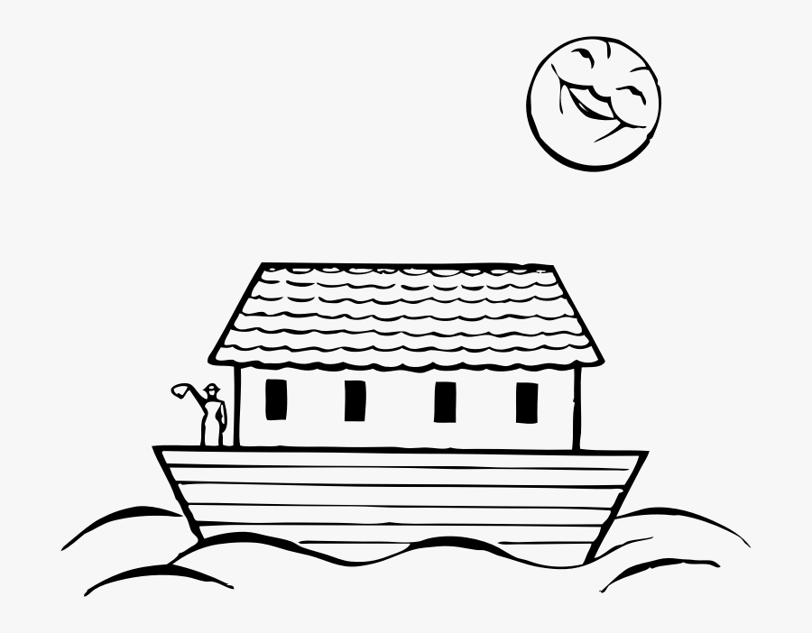 Noah's Ark Easy Drawing, Transparent Clipart