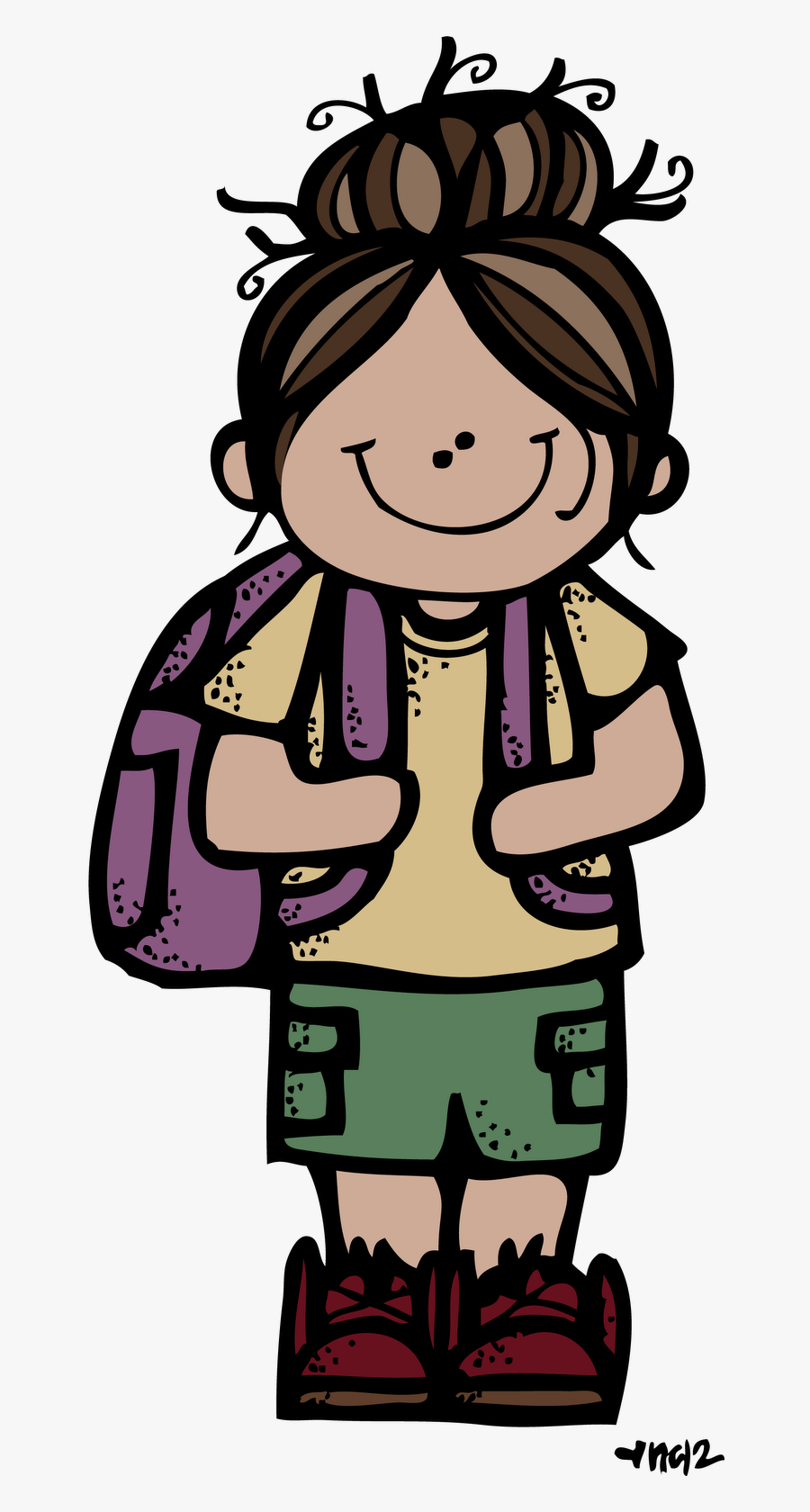 Girl Melonheadz Clipart, Transparent Clipart