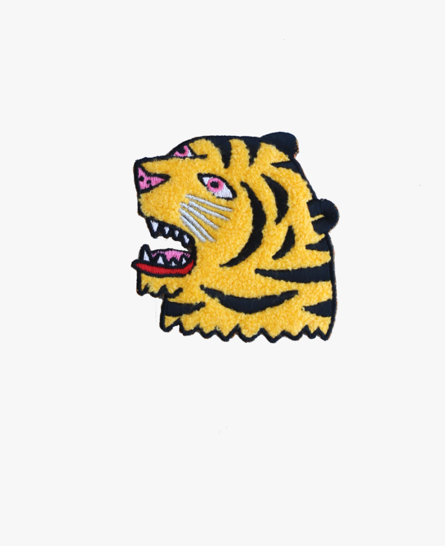 Chenille Tiger Patch - Clip Art, Transparent Clipart