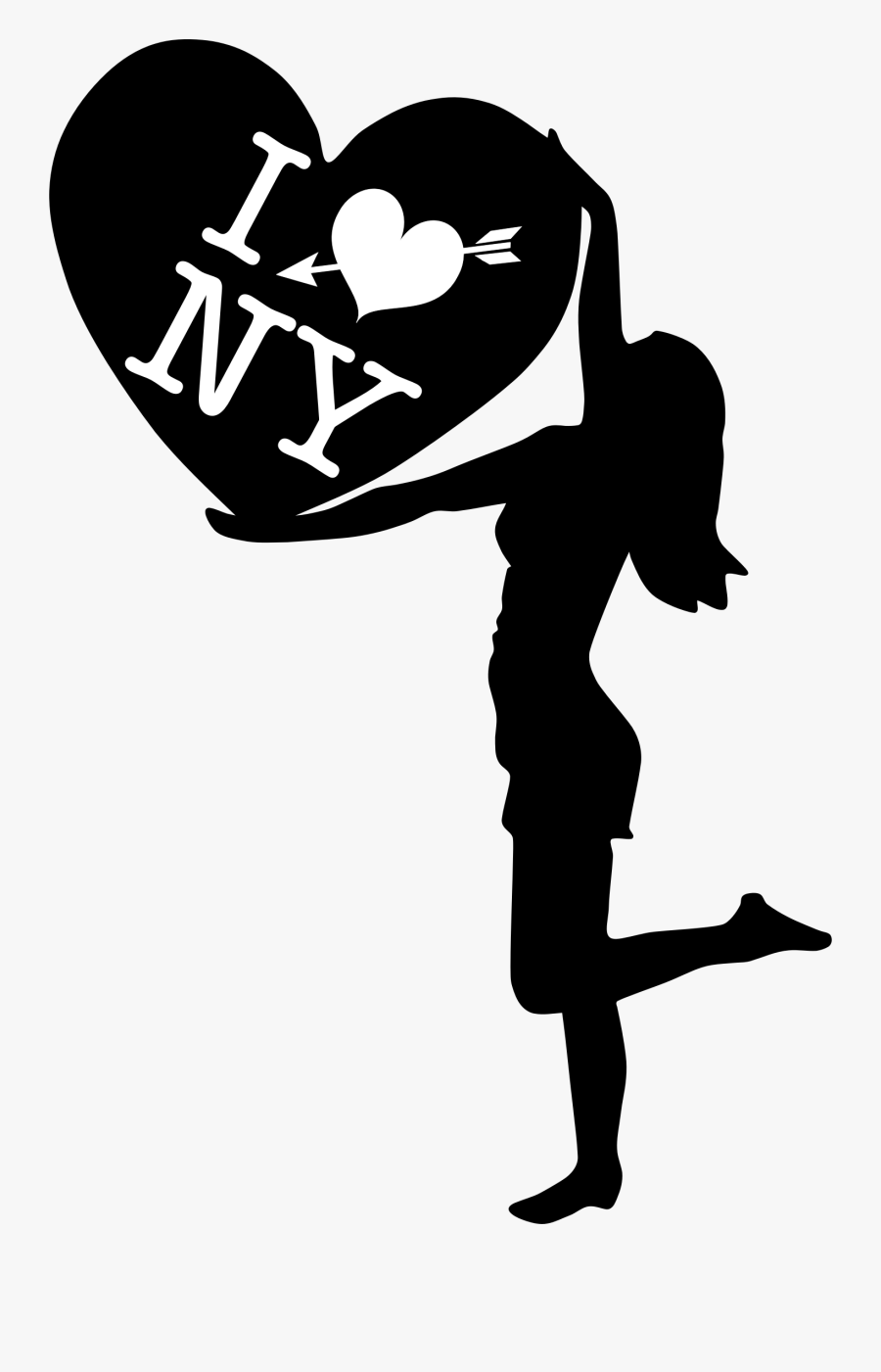 Human Behavior,human Body,silhouette - Heart, Transparent Clipart