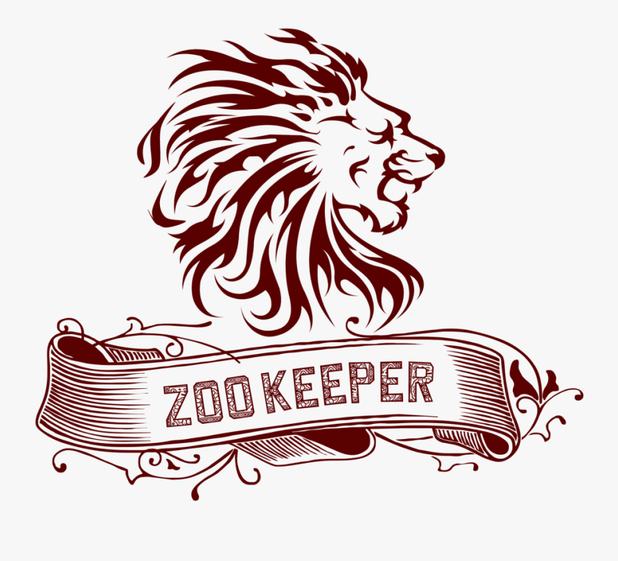 Zoo Keeper Projects [1015x1024 - Transparent Tribal Lion Roaring, Transparent Clipart