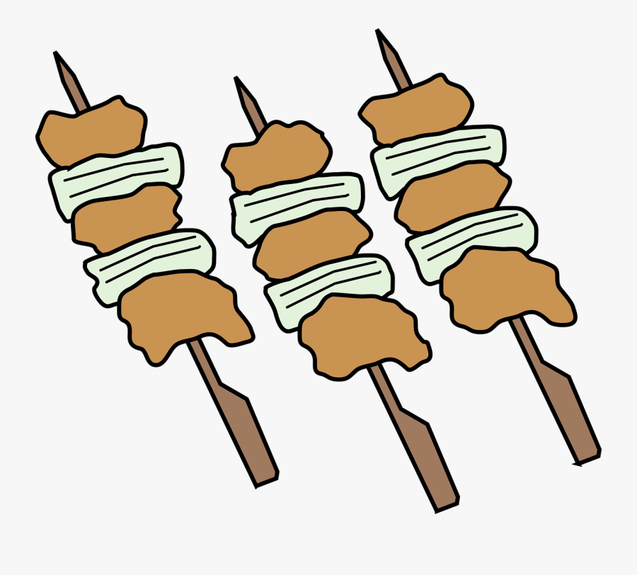 Yakitori Barbecue Japanese Cuisine Ribs Grilling - Yakitori Clipart, Transparent Clipart