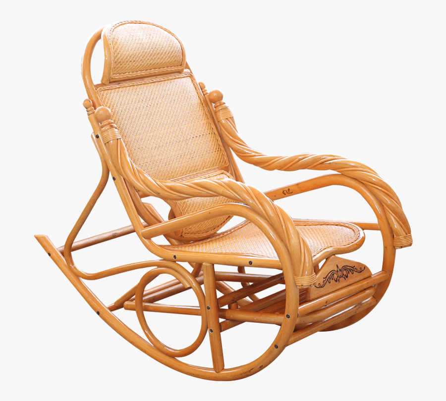 Clip Art Recliner Adult Rattan Balcony - Rocking Chair, Transparent Clipart