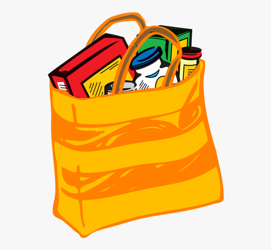 Bags Of Food Logo - Shopping Bag Clip Art, Transparent Clipart