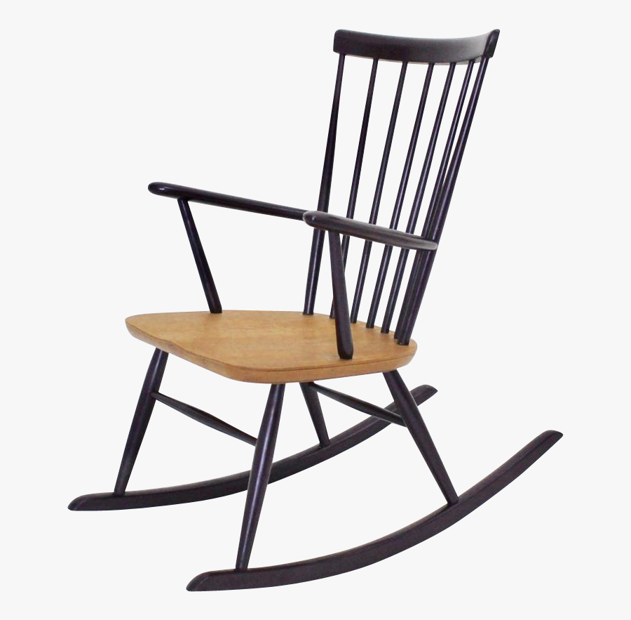 Violet Rocking Chair By Roland Rainer Vienna Circa - Rocking Chair Png Clipart, Transparent Clipart