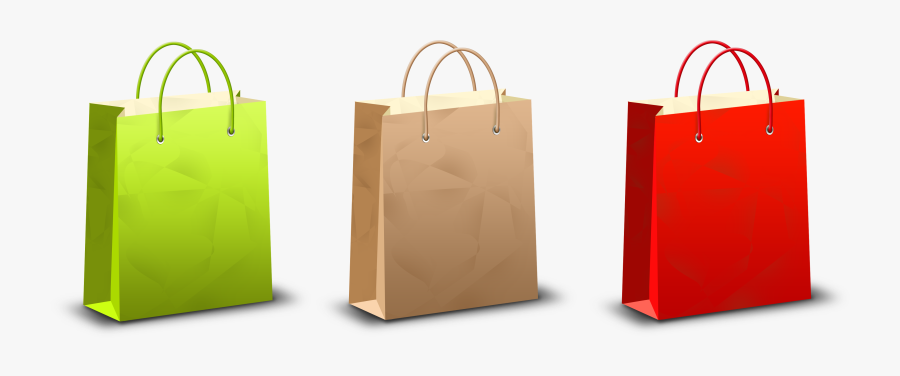 Shopping Bag Vector Png, Transparent Clipart