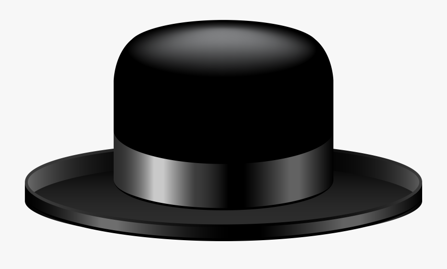Hats Clipart Black And White - Black Hat Png Clip Art, Transparent Clipart