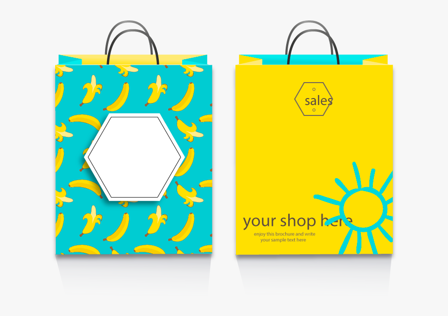 Transparent Shopping Bag Clipart - Bag, Transparent Clipart