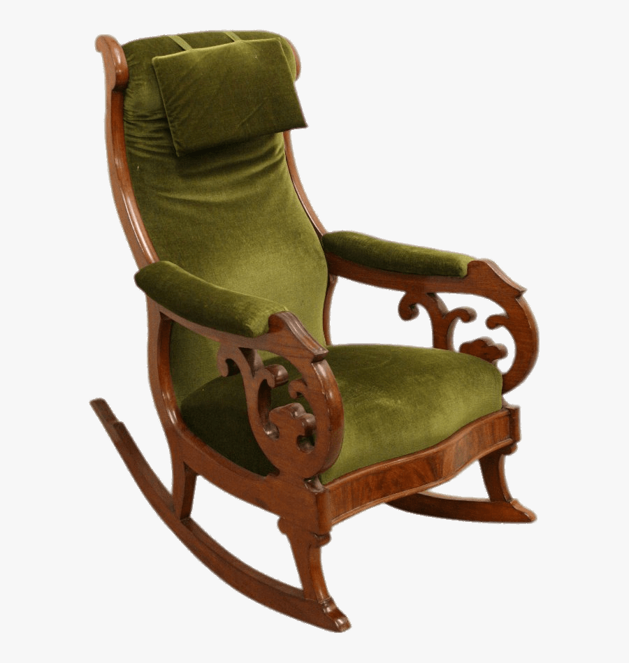 Mahogany Rocking Chair - Rocking Chair, Transparent Clipart